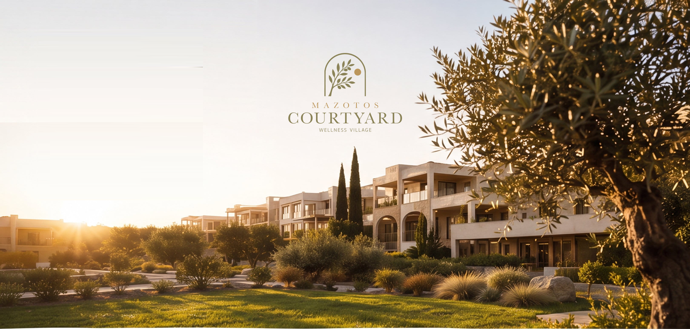חלל עבודה ים-תיכוני שקט ב-Mazotos Courtyard